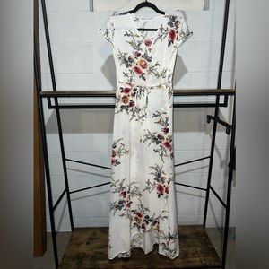 Floral Wrap Dress